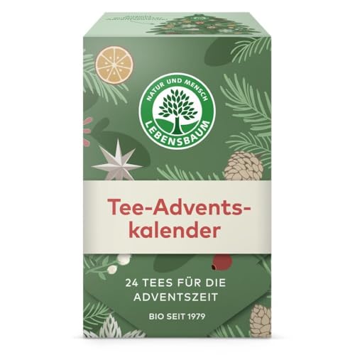 Lebensbaum Tee-Adventskalender 2024, 24 Teebeutel, 42,5g (1)
