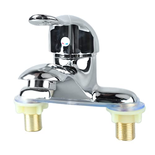 BAFOVY Bathroom Sink Faucet, Single Handle, Hot Cold Water Mixer, 2-Hole Design