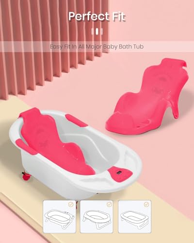 Image of StarAndDaisy Baby Anti Slip Bather /Bath Seat for 0-18 Months for Infant /Toddler - Comfortable & Non Slip Bath Chair