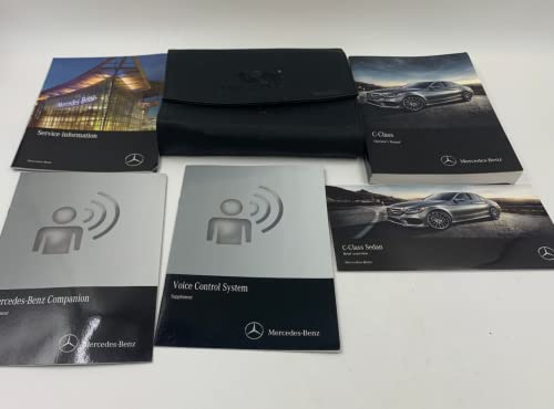 2017 Mercedes C-Class Owners Manual Handbook with Case OEM K03B17005