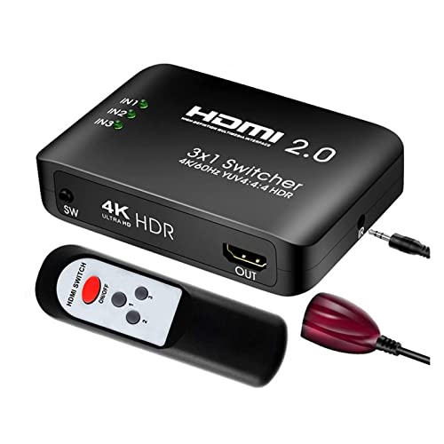 Switch Hdmi 4K 60Hz Marca DMETE