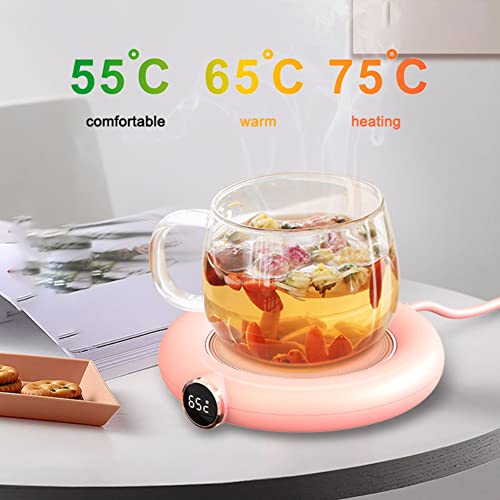 WTMT Smart Constant Temperature Coaster, Coffee Warmer, Desktop Touch Usb Coaster, Coffee Cup Warmer