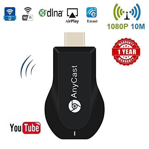 Wifi Display Dongle, Wireless HDMI Dongle, 1080P Airplay Dongle Digital AV to HDMI