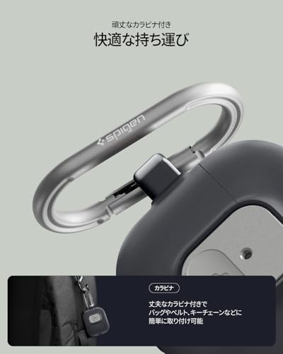 Spigen AirPods Pro 3 ケース ACS10133 (ブラック・セサミ) の商品画像 5