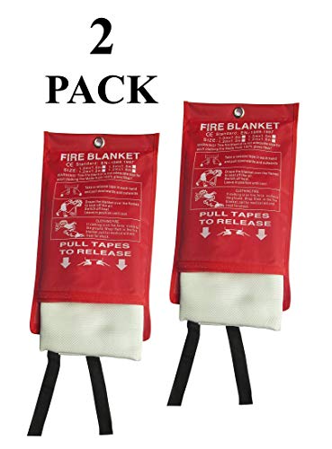 TONYKO Emergency Surival Fire Blanket, Flame Retardant Protection and Heat Insulation Designed