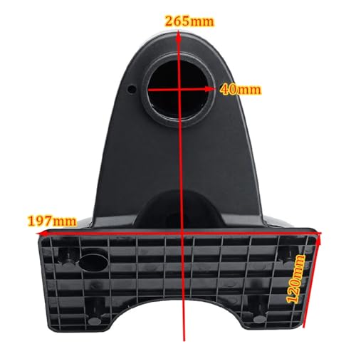Boîtier de caméra de recul pour fourgon Sprinter ABS noir