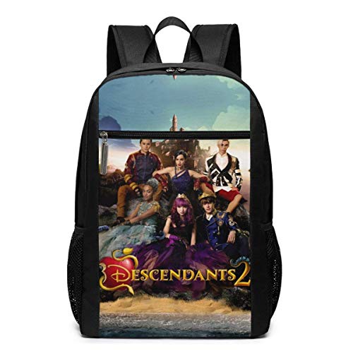 Descendientes 2 Hombres y Mujeres Mochila de Viaje de Negocios para portátil Escolar