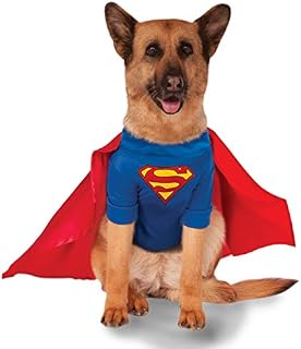 Rubie's unisex adult 580283 Official Rubie s DC Comic Superman Pet Dog Costume Super Hero Gift Big Dog Size XXL, Multi-colored, XXL UK