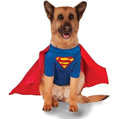 Rubie's Offizielles DC Comic Superman Kostüm für Hunde, Superhelden-Geschenk, große Hundegröße XXXL Cover