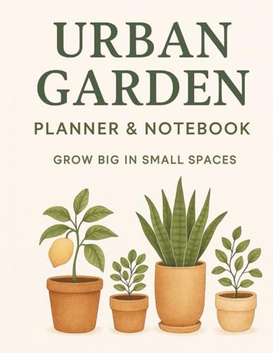 Urban Garden Journal: Backyard Planting Planner for Beginners, Simple Seasonal Layouts, Harvest Tracking, Notes, Observations, and Homegrown Food ... Seasonal Layouts, Harvest Tracking, and Notes