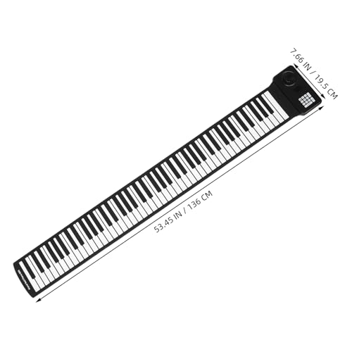 TOYANDONA 88 Rouleaux Clavier De Piano Roulé À La Main À 88 Touches Piano Enroulable Pliable Piano Roulé À La Main Piano Portable Piano Électronique Enroulable Piano Électronique Portable - Les Beatles, Paul McCartney, John Lennon, RIngo Starr, George Harrison TOYANDONA 88 Rouleaux Clavier De Piano Roulé À La Main À 88 Touches Piano Enroulable Pliable Piano Roulé À La Main Piano Portable Piano Électronique Enroulable Piano Électronique Portable – Image 3