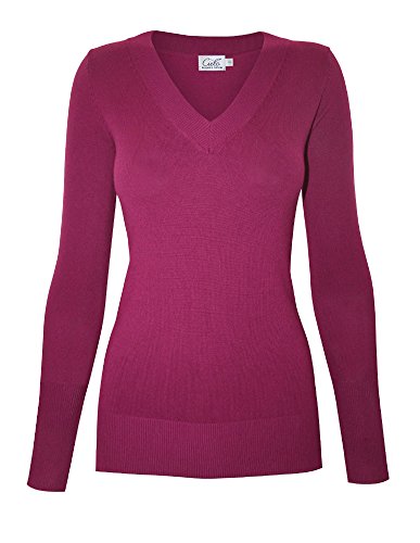 Image of Cielo Women's Solid Soft Stretch Pullover Knit Sweater