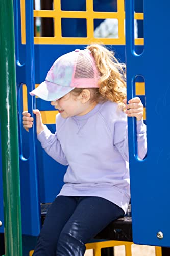 Funky Junque Mommy and Me Matching Ponytail Baseball Cap - Criss Cross Design for Messy Bun Set3