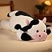 Crillop 5LB Cute Weighted Stuffed Animals Plush - 25.6 inch Soft Weighted Cow Stuffed Animal Toy Pillow for Adults and Children(Cow Large)