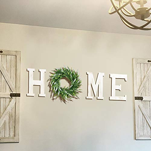 LOSOUR Home Letters with Wreath-Farmhouse Decor for The Home Clearance Wood Letters-Decorative Home Sign for Living Room… - Image 3