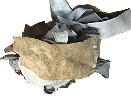 Leather Scraps For Crafting, Leather Working, Jewelry Making And More. Available In 1, 2 And 3 Lbs. (1) #TOP5