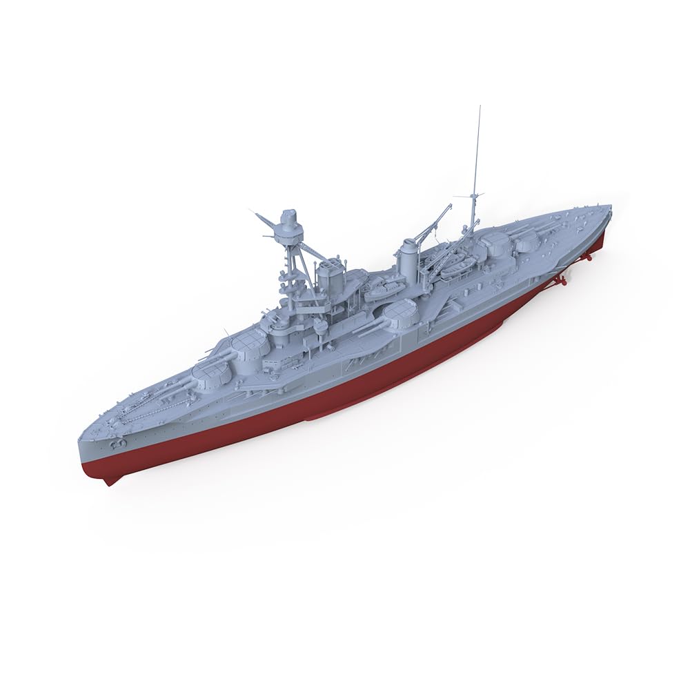MRY-SFW 1/600 wojskowy model zestaw Francja Navy Courbet pancernik pełny kadłub