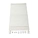 HERCHR Étagère de Tension Extensible, étagères réglables de Placard de Garde-Robe étagère de séparateur de Support de Stockage pour la bibliothèque de Placard de Cuisine(21-35 inch-Blanc)