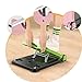 Aymzbd Sit and Reaching Tester with Strong Suction Cups Portable Fitness Equipment Ab Machine Auxiliary Instrument Ligament Tester, Pink
