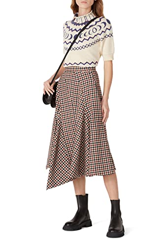 Image of Louna Women's White Fair Isle Sweater