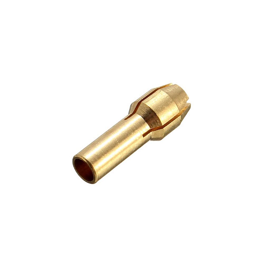10Pcs / Set Brass Drill Chuck Collet Bits Adapter 0.5-3.2mm 4.0mm Shank for Mini Drill Chucks Power Rotary Tool