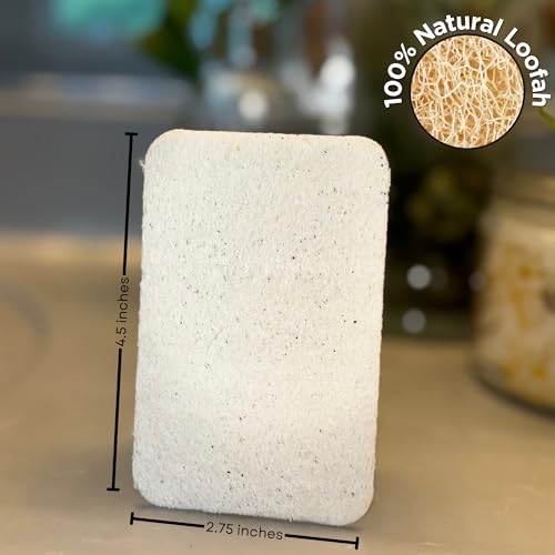 Ecogrove EG-201 Loofah Sponges 100% All Natural Bpa Free Loofahs For Dishes, Face, Soap Making, Shower, Exfoliating Eco-Friendly Biodegradable 30 Pack Compressed thumb #1