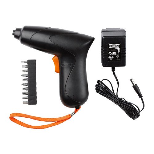 Preisvergleich Produktbild IKEA FIXA Akkuschrauber Li-Ion-Akku; mit festem Bitsatzhalter