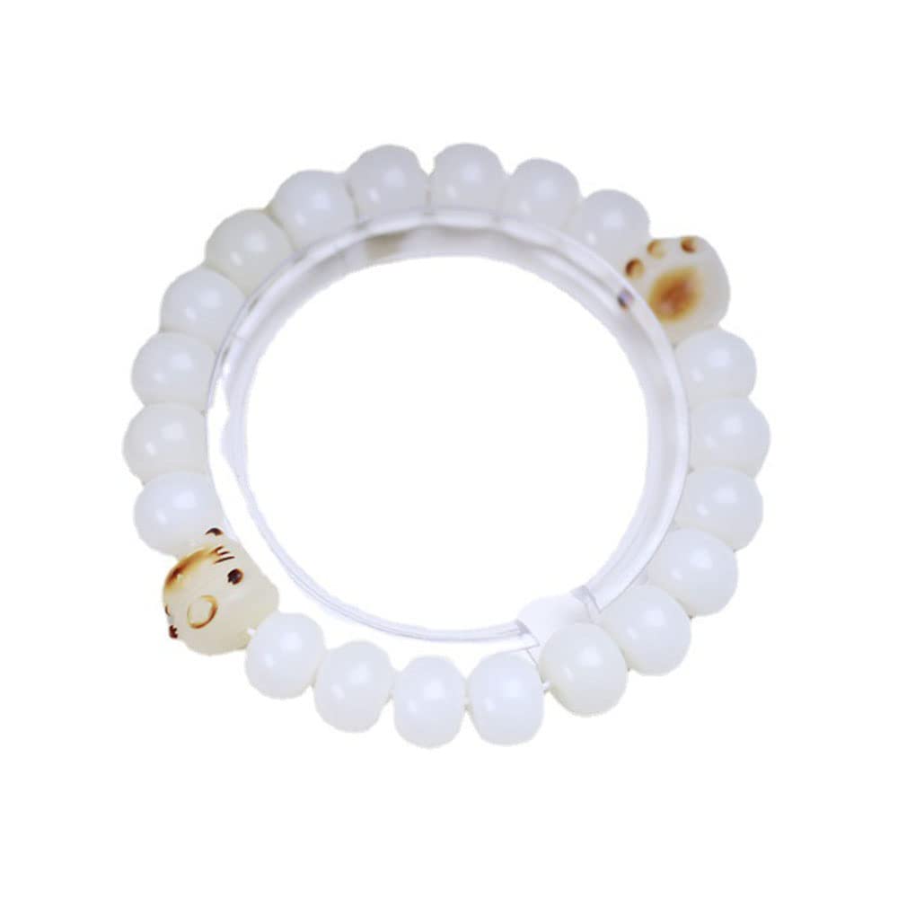 Bracciale Bodhi con Perline Elasticizzato Gatto