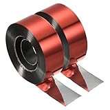 PATIKIL Bird Reflective Scare Tape, 2 Pack 328ft x 0.9" PET Double Sided Repelling Ribbon Keep Away Bird for Garden Farm Home, Red