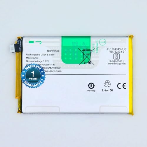 Image of BA33 Battery for Vivo Y03 (5000mAh) Battery with 1 Year Warranty** (ZZ14)