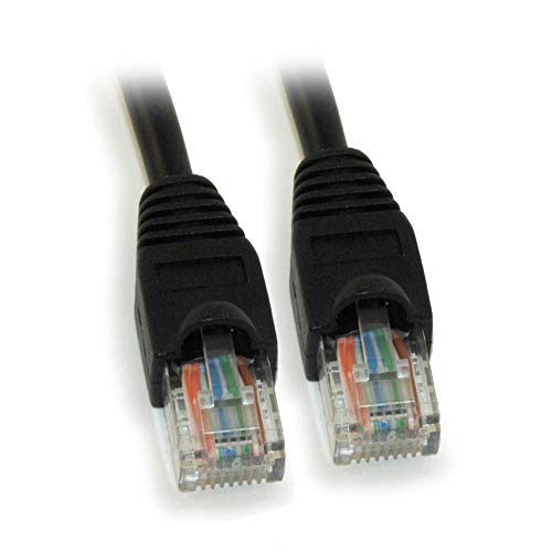 Cable Ethernet Cat5E 150ft RJ45 Negro miniatura 2