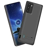Sitong Battery Case for Samsung Galaxy Note 10, 5000mAh Rechargeable Extended Battery Charging Charger Case, Add 100% Extra Juice Black
