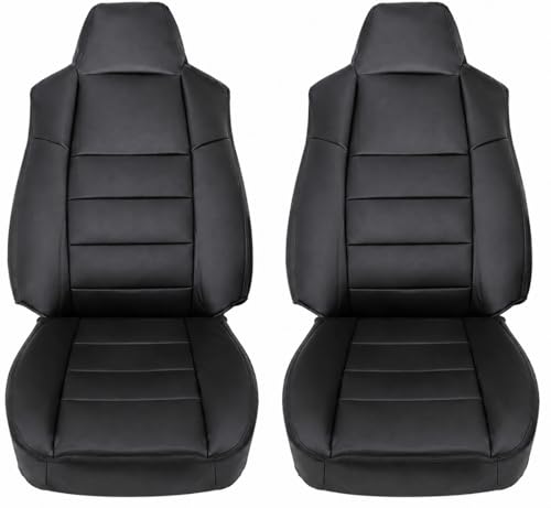 Housse de siège de rechange en cuir Ford F250 F350 Lariat 2002-2007 avant conducteur passager noir