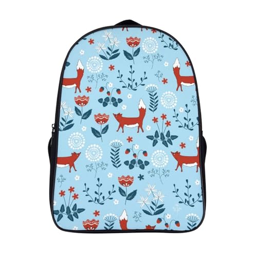 Sac à dos pour enfants à motif renard 3D pour les journées de maternelle