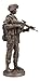 Gifts & Decor Ebros US Military War Soldier Marine Rifleman On Guard Statue 13.5