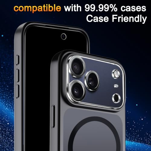 TZGZT Privacy Screen Protectors for iPhone 17 Pro Max, Tempered Glass, HD - image 7