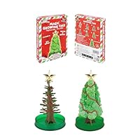 Henbrandt 2 x Magic Growing Crystal Christmas Tree Set Grow Your Own Crystals Science Kit Stocking Filler Christmas Eve Box Party Favours Loot Bag Fillers Lucky Dip for Boys and Girls