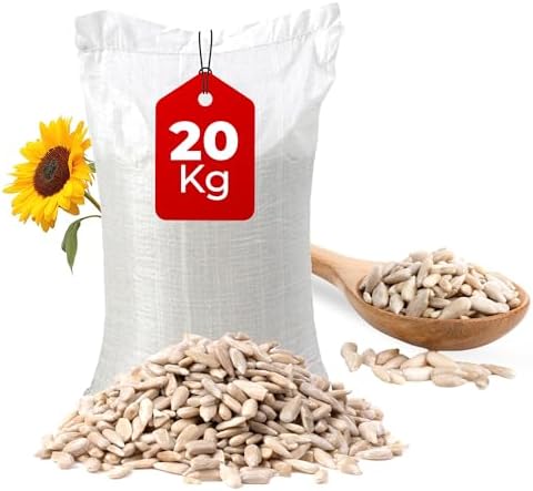 20kg Sunflower Hearts wild Bird Food – High Energy Bird Seed, Premium ...