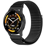 ZOCOVIN 22mm Nylon Armband Kompatibel mit Garmin Venu 3/Venu 4 45mm/Venu 2/Vivoactive 4, Verstellbares Soft Sport Trail Loop Ersatzarmband für Garmin Forerunner 265/255/255 Music Damen Herren