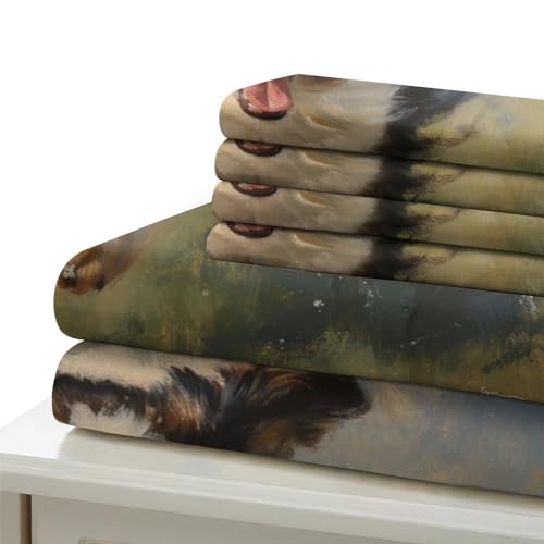 Housse de couette imprimé chien de berger pour les passionnés d'animaux - 6