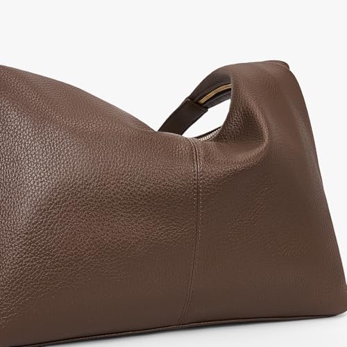 GSenhui Hobo Bag Weiches Leder Handtasche Vintage Tragetasche Uni Tasche Damen-Schultertasche Slouchy Tote Bag Shoulder Bag for Women