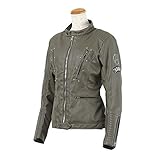 S.O.A.B バイク用ジャケット(レディース) シンセティック レザーメッシュジャケット グレー M SOAB-20