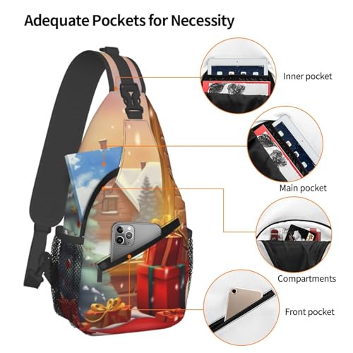 Bolso bandolera diagonal para hombre y mujer miniatura 4