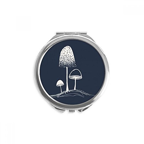 Miroir de maquillage de poche rond mini miroir portable multicolore 2.6