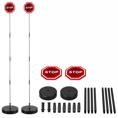 Flashing LED Stop Sign System