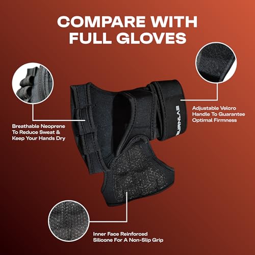Image of BURNLAB Weight Lifting Gloves with Wrist Support, Work Out Gloves, Gym Gloves - Great for Cross Training, Pull Ups, Calisthenics and Gym, Workout Gloves for Men & Women (Black, XL)