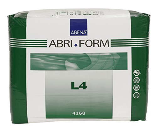Image of Abena Abri-Form Comfort Plastic-Backed Briefs, Level 4, (Medium To Large Sizes) Large, 36 Count | Incontinence Brief,Unisex,Tab Closure