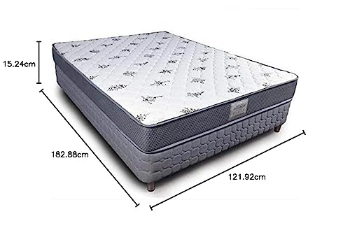 Image of DREAMZEE Ortho-Back 100% Natural Latex Mattress | Orthopedic Hard Comfort | Eco-Institut Certified | Hybrid Series - Double Size (72x48x6 Inches) | 7 Years Warranty