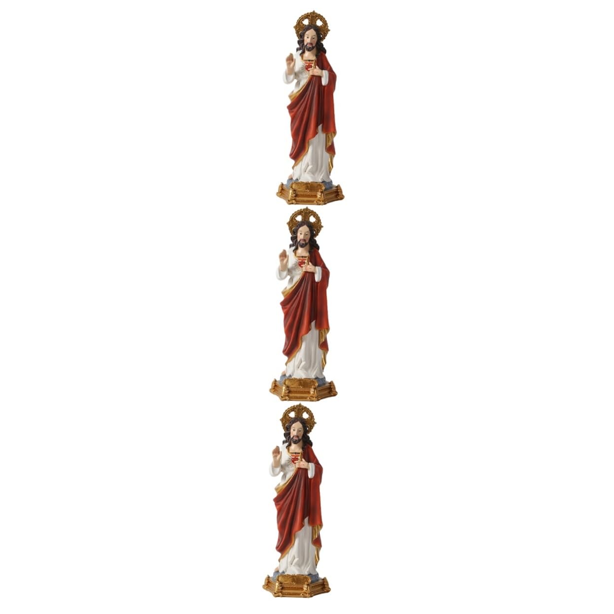 Figurine religieuse résine pour décorer votre bureau ou une église chrétienne charmante
