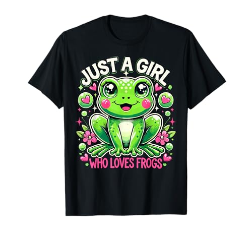 Frog Lover Just a Girl Who Loves Frogs T-Shirt